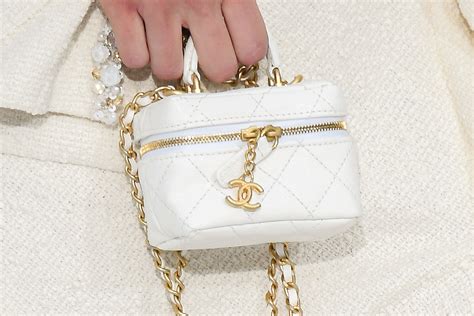 white chanel vanity bag